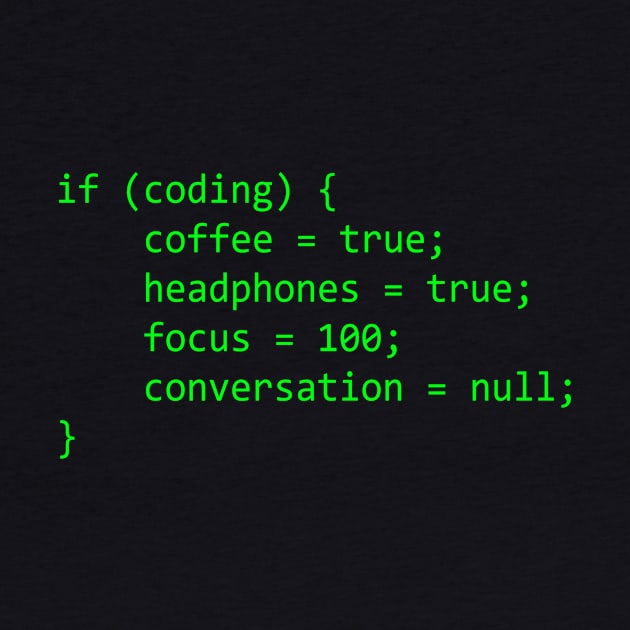 Programming Joke Coffee Focus Funny Coding by AmazingDesigns